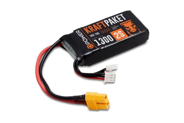 KP13002 Lipo 7,4/1300 Kraftpaket XT60/EHXH
